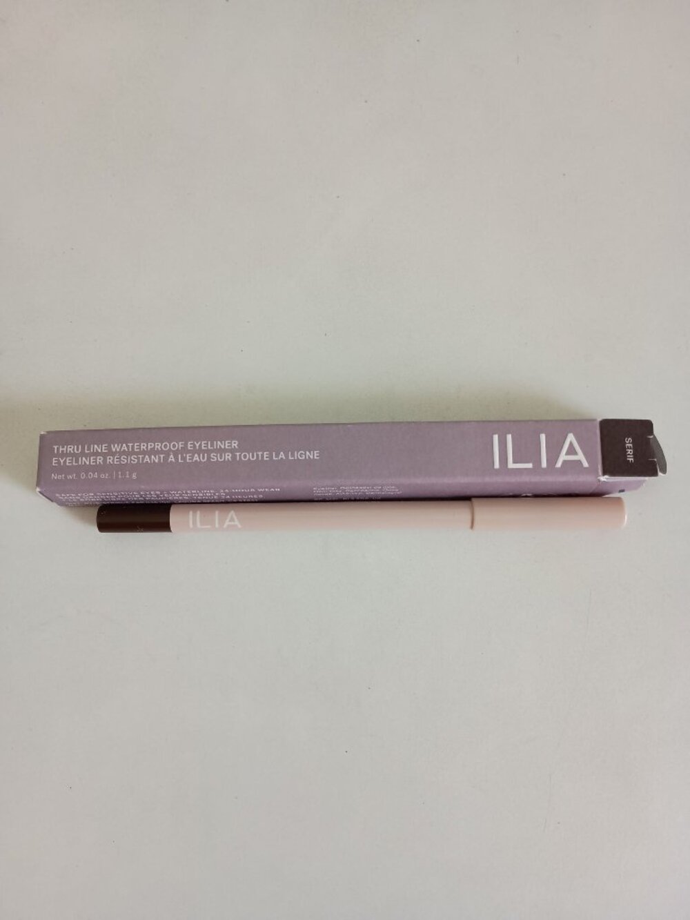 NWT Ilia Through Line waterproof eyeliner- Serif matte dark brown